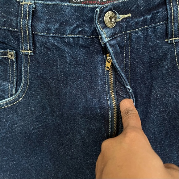 Vintage Y2K South Pole dark wash baggy skater denim jeans Sz 36 actual 35x32 - Picture 9 of 14